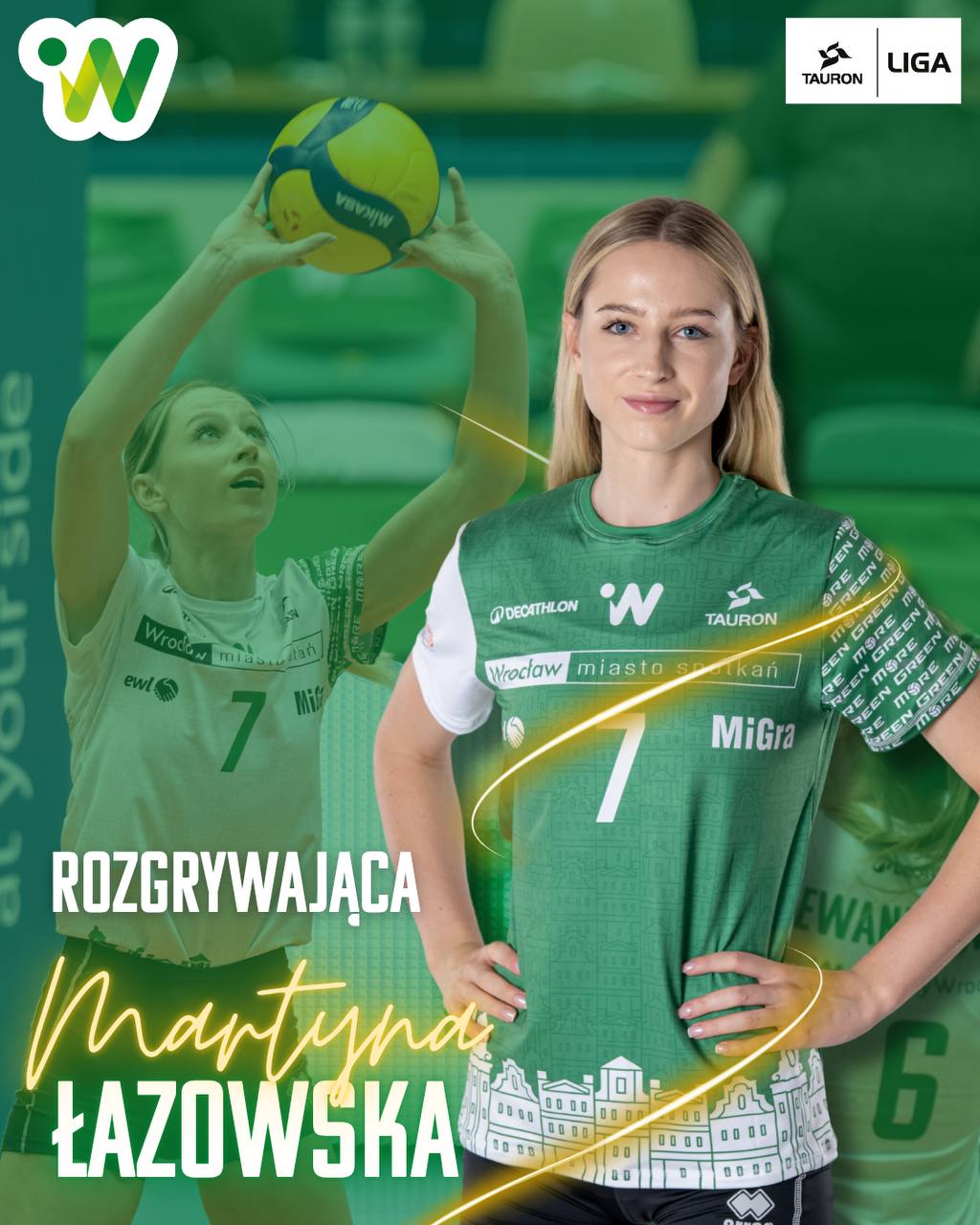 #VolleyWrocław Martyna Łazowska