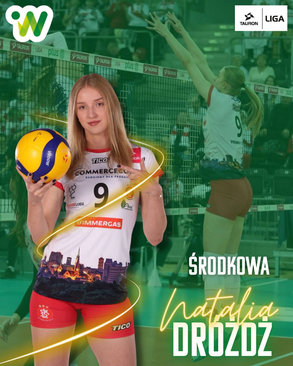 #VolleyWrocław Natalia Dróżdż